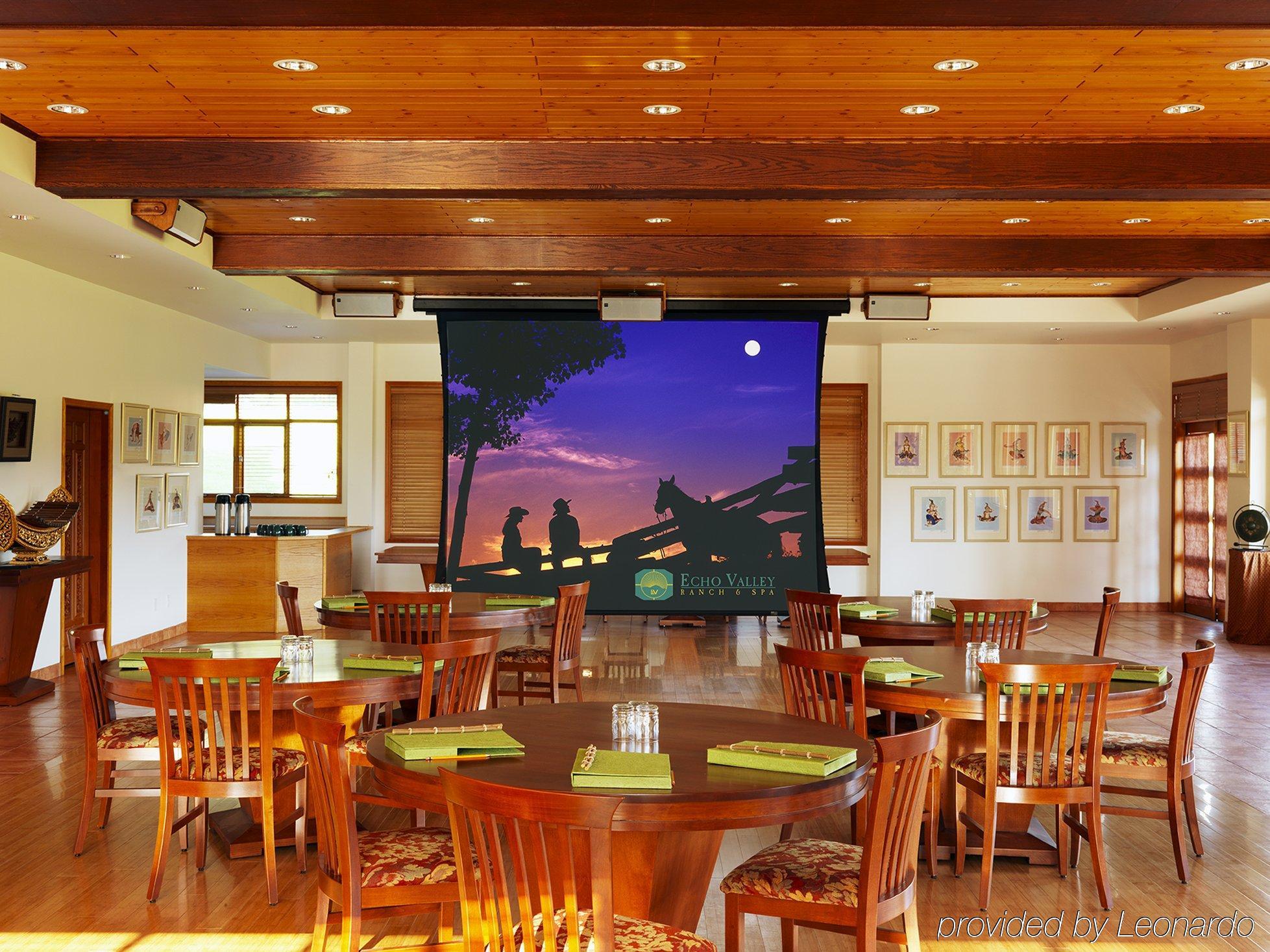 Echo Valley Ranch And Spa Clinton Restaurante foto